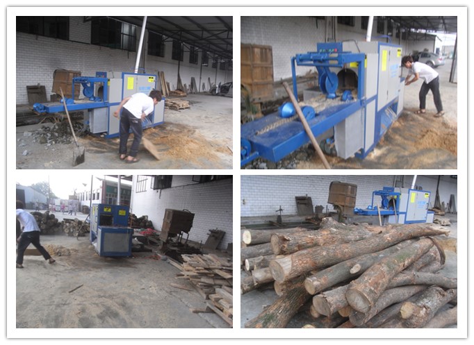 四川雙流--原木多片鋸工作圖