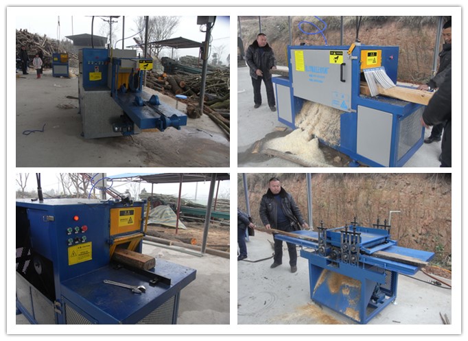 四川綿陽--原木多片鋸、方木多片鋸、清邊機工作圖