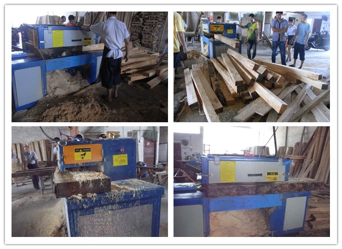 廣東大瀝--無限寬方木多片鋸工作圖