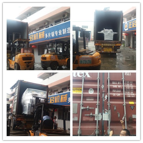 2018年5月發往馬來西亞--全自動原木多片鋸、原木多片鋸、清邊機、磨鋸片機