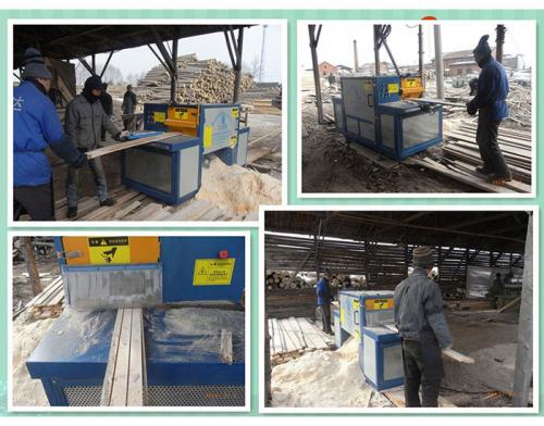 河南鄭州市--方木50高多片鋸加工現(xiàn)場(chǎng)